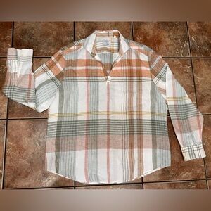Baird McNutt Mens Linen Murano Shirt Size XL